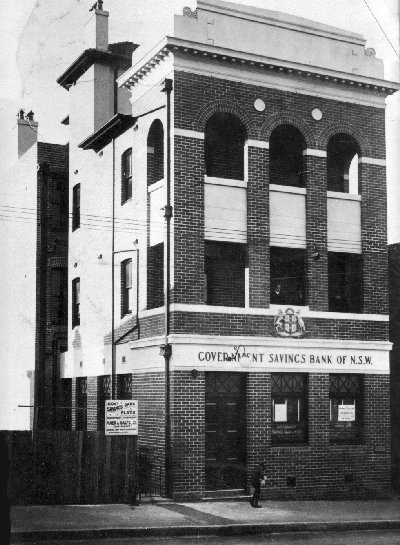 Old Bank Building in Coogee Bay Road, 1930s