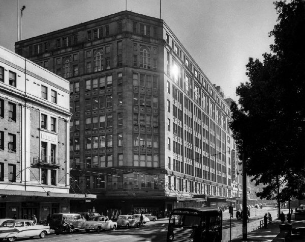 David Jones  department  store in later 1950s, its gallery hosted the exhibition