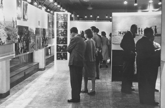 Audience views exhibition in Melbourne