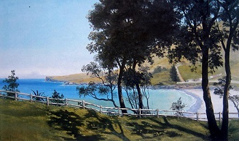 Louis Frank Painting of Coogee Beach