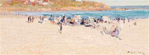  Figures at Coogee by Elioth Gruner