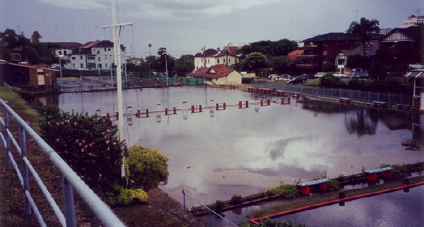 John V. Dick Reserve flooded in 1999