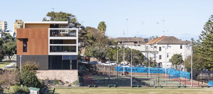 Coogee Tennis Club at J. V. Dick Reserve , Coogee