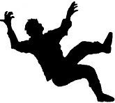 Man falling