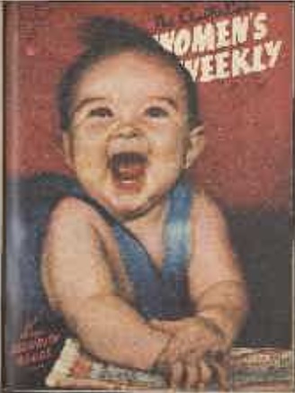 Infant Michael Liddy in 1946