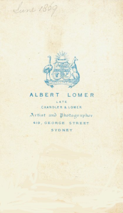 Albert Lomer carte de visite