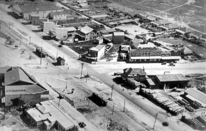 Aerial view of Maroubra Junction c1930