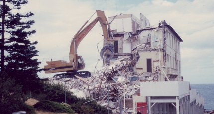 Oceanic Hotel, c1988 Demolitions