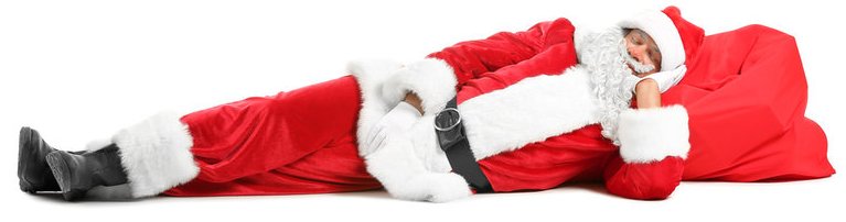 Sleepng Santa