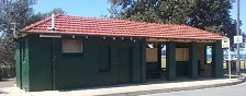 Former Clovelly Tram Shed, now Bus Shelter. Last tram ran in 1957