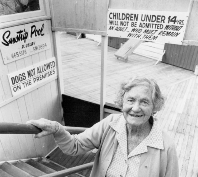 Min Wylie at Wylie's Baths